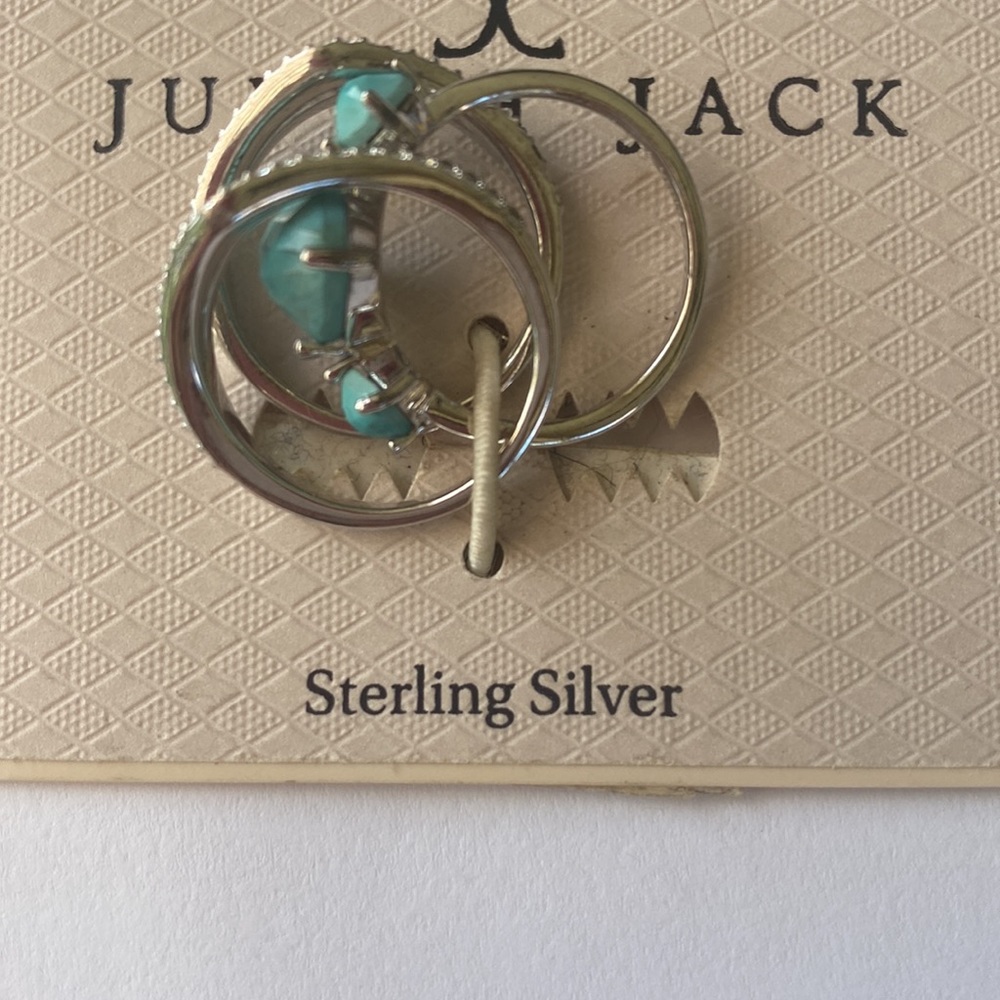 NWT Judith Jack Set of 3 Stackable Rings - Picture 5 of 7